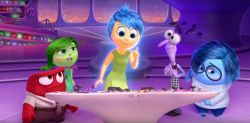 number 3 is Inside/Out. Image Credit: Disney.