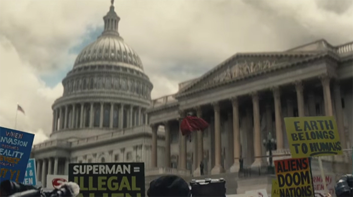 For a big budget film the CGI feels really stands out at times. Batman v Superman: Dawn of Justice. Image Credit: Warner Bros.