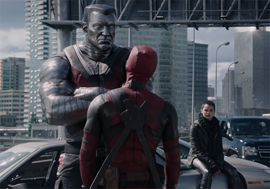 Negasonic Teenage Warhead and Colossus provide the perfect foils for Deadpool. Deadpool. Image Credit: 20th Century Fox.