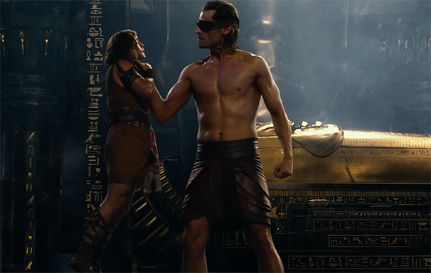 The CGI is just awful at times. Gods of Egypt. Image Credit: Lionsgate.