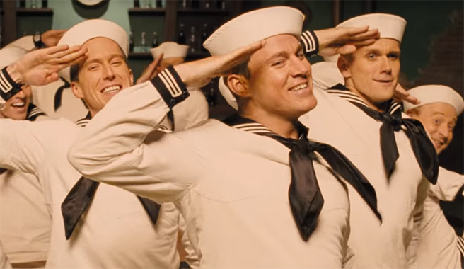 It has some fantastic musical moments. Hail Caesar. Image Credit: Universal. 