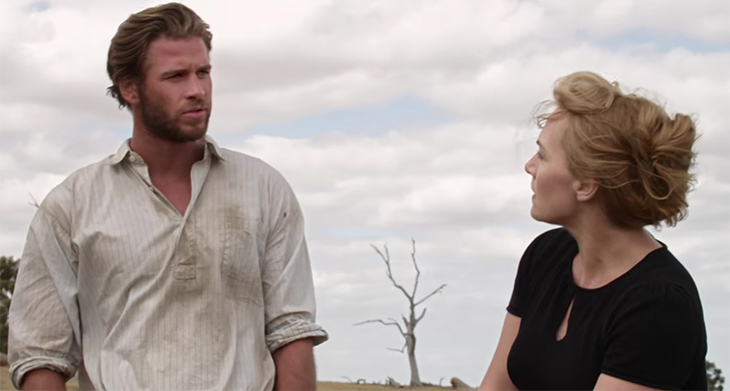 Kate Winslet and Liam Hemsworth have a greatKate Winslet and Liam Hemsworth have a great rapport rapoort