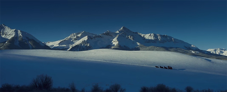 I mean look at this, how beautiful is this shot. The Hateful Eight. Image Credit: TWC.