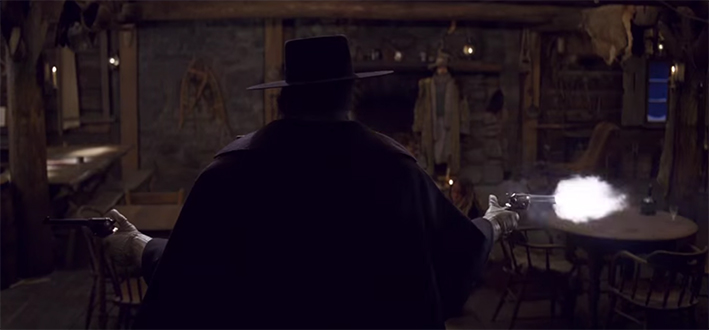 And of course the gore is set to 11. The Hateful Eight. Image Credit: TWC.