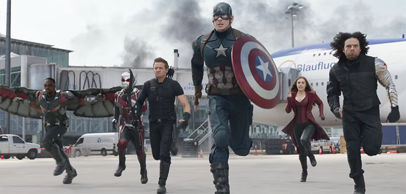 If you just want to see the Avengers fight each other in interesting ways well you're covered here. Captain America: Civil War. Image Credit: Marvel/Disney.