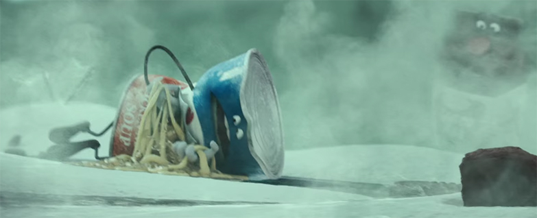 Not even a Saving Private Ryan reference saves this film. Sausage Party. Image Credit: Sony.