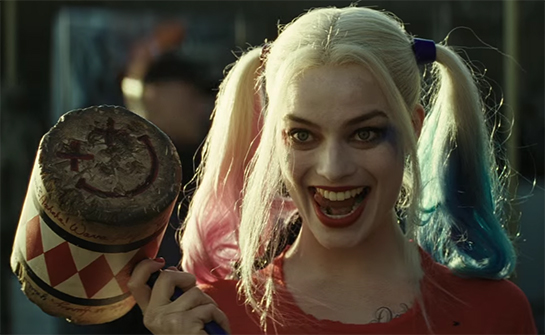Margot Robbie is one of the better things of this movie playing Harley Quinn. Suicide Squad. Image Credit: Warner Bros.