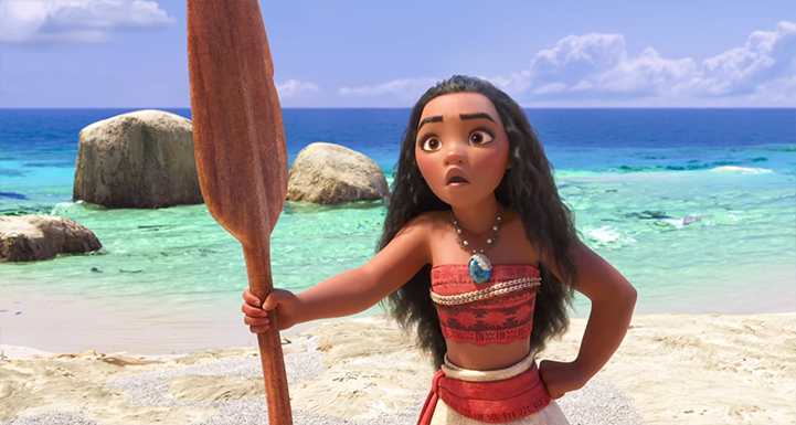 Just look at that water, just look at it. Moana. Image Credit: Disney.