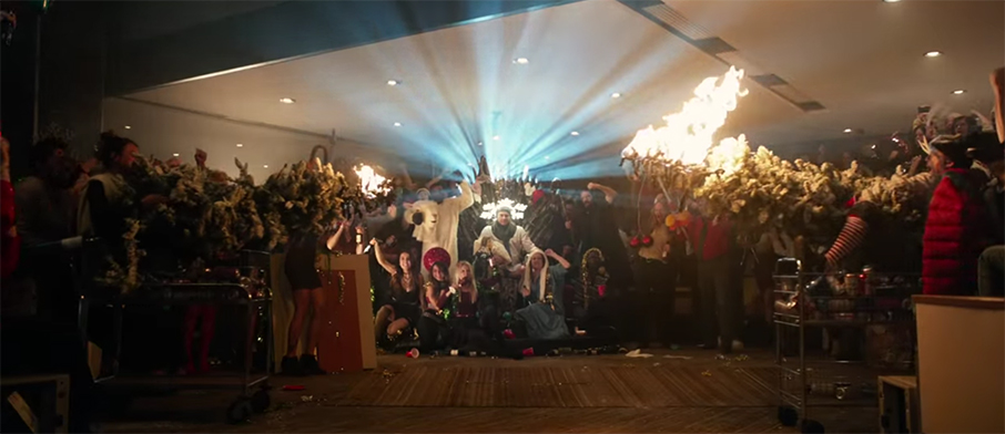 This image kind of sums up the film. Office Christmas Party. Image Credit: Paramount. 