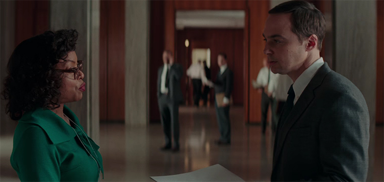 At every step of the way there are barriers put in place to stop people from succeeding. Hidden Figures. Image Credit: 20th Century Fox.