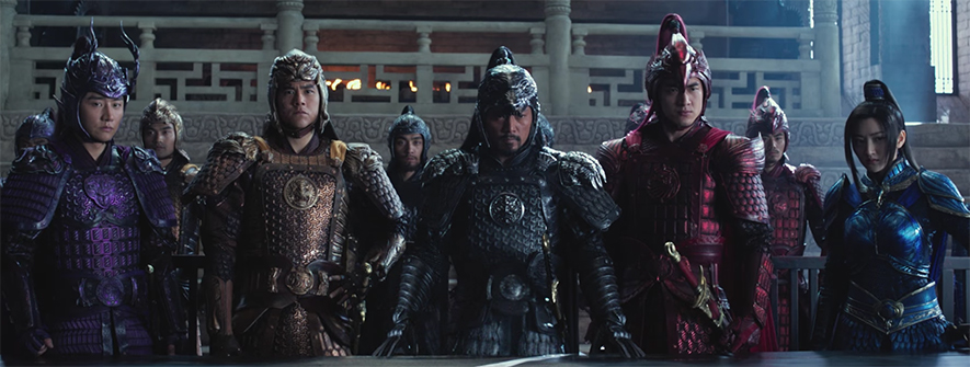 The armour does take some time to get use to. The Great Wall (Cháng Chéng, 长城). Image Credit: Legendary.