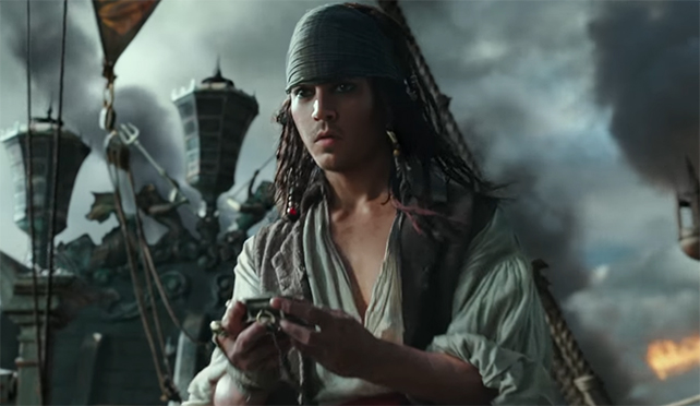 It is getting better but we are still not quite there with CGI de-aging. Pirates of the Caribbean: Dead Men Tell No Tales. Image Credit: Disney.