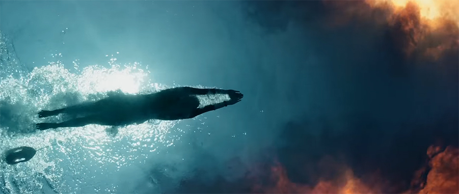 There are some beautiful moments of color and framing. Baywatch. Image Credit: Paramount. 