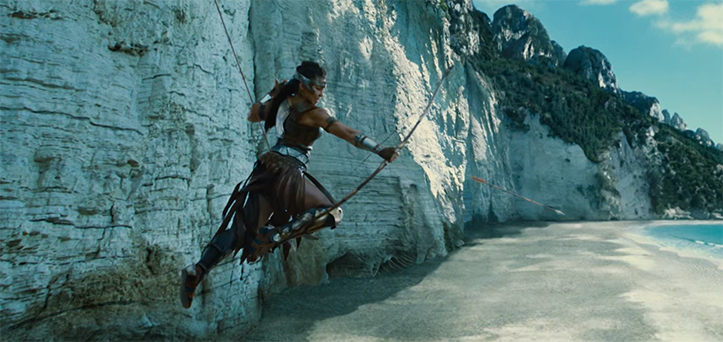 The action sequences are wonderfully constructed. Wonder Woman (2017). Image Credit: Warner Bros.