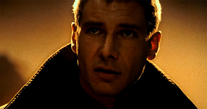 Harrison Ford in one of his best roles. Blade Runner. Image Credit: Warner Bros.