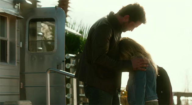 Amongst the carnage, there were a number of touching emotional moments. Geostorm. Image Credit: Warner Bros.