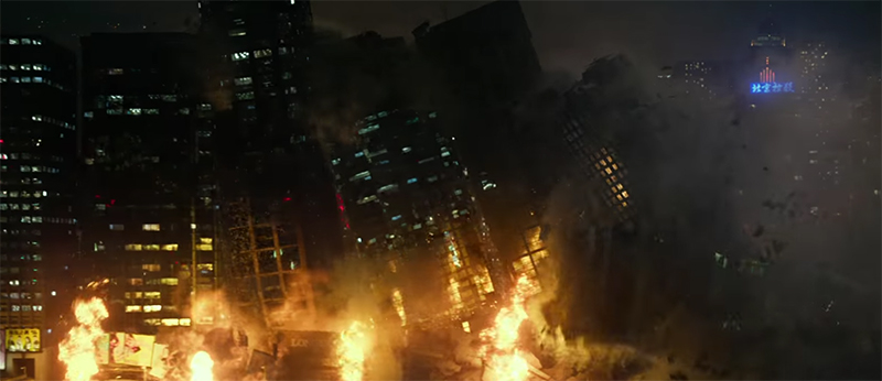 If you are after destruction, well there is plenty of that here. Geostorm. Image Credit: Warner Bros.