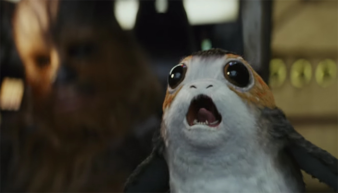 #TeamPorg all the way. Star Wars The Last Jedi. Image Credit: Disney/Lucasarts.