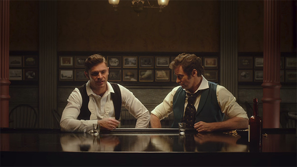 The cast is giving it their all. The Greatest Showman. Image Credit: 20th Century Fox.