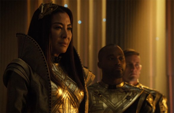 Her Most Imperial Majesty, Mother of the Fatherland, Overlord of Vulcan, Dominus of Qo’noS, Regina Andor, the Emperor Philippa Georgiou Augustus Iaponius Centarius