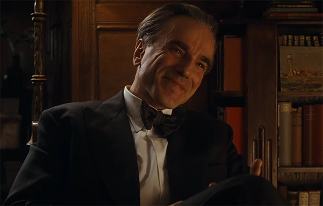 Every detail in Daniel Day-Lewis' performance is facilitating