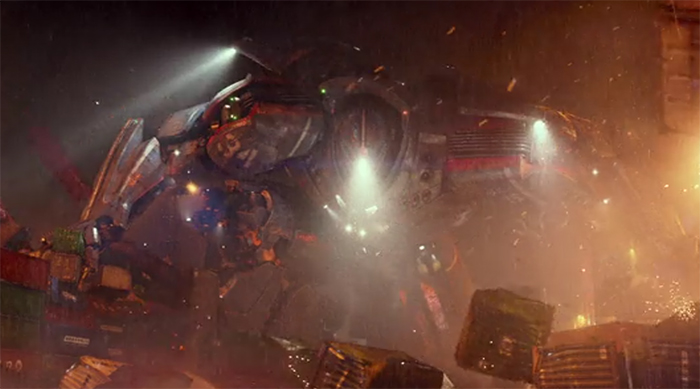 Mechas + Monsters + Cities = visual carnage