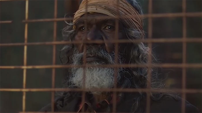 Even in moments of quiet stillness David Gulpilil is a master of his craft