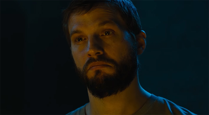 So much of the film rest on v selling the disconnect with his acting, and it totally works. Image Credit: Madman/Blumhouse