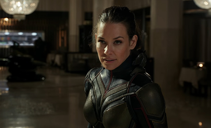 Evangeline Lilly has a much more expanded role as Hope/Wasp and the film is much better for it. Image Credit: Marvel/Disney