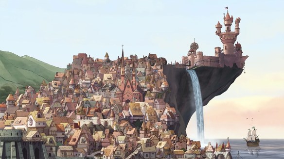 A fantasy city abounds