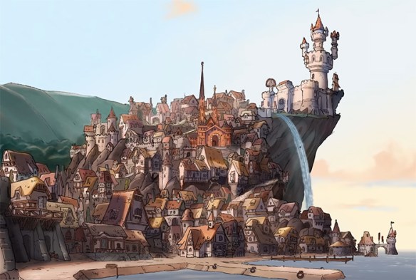 It's medieval town time.