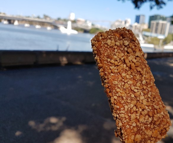 An Australian tradition, A Golden Gaytime on a hot day. Image Credit: Brian MacNamara