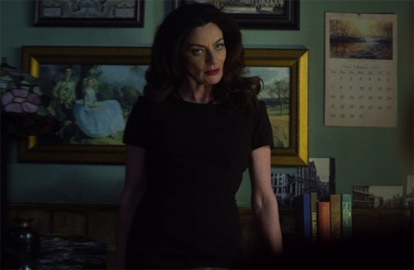 Oh Michelle Gomez, is there nothing you can't do. Image Credit: Netflix