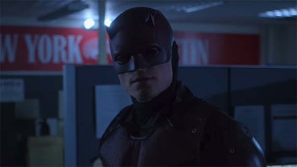 This is a fascinating new take on Bullseye. Daredevil. Image Credit Marvel/Netflix