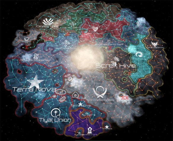 Do you win the game through peaceful federation building, or violently conquering the galaxy, well the choice is yours . Image Credit: Paradox Interactive