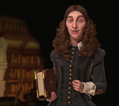 Queen Kristina of Sweden, in Civilization 6: Gathering Storm. Image Credit: Firaxis Games 