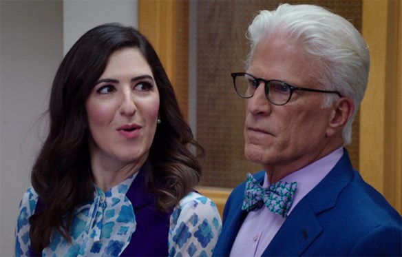 D'Arcy Carden shines while playing 6 different characters in the one episode. Image Credit: NBC