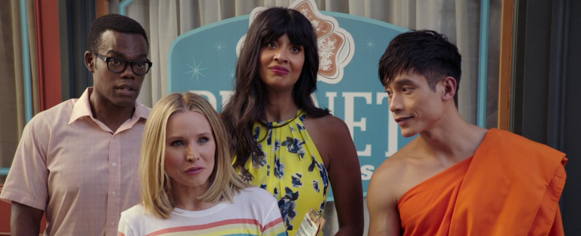 The Good Place: Pandemonium. Image Credit: NBC.