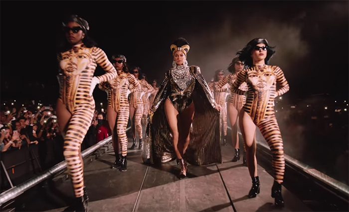 Homecoming: A Film by Beyoncé (HΘMΣCΘMING). Image Credit: Netflix.