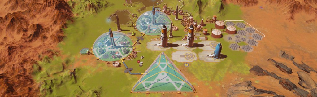 Surviving Mars: Green Planet. Image Credit: Paradox Interactive.