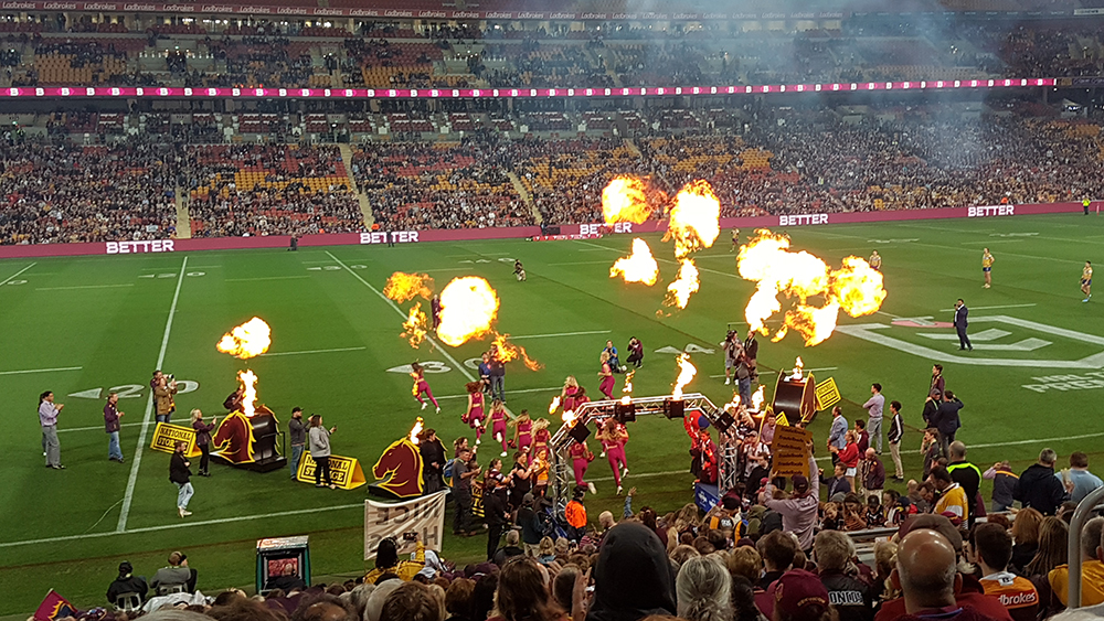 A Trip to the Footy to Watch the Brisbane Broncos take on the Parramatta Eels. Image Credit: Brian MacNamara.