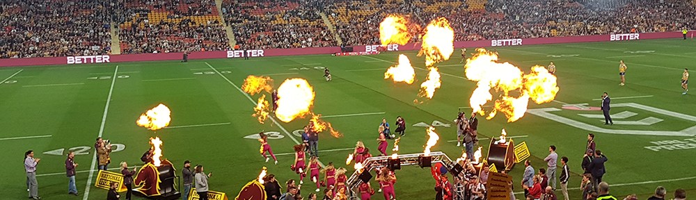 A Trip to the Footy to Watch the Brisbane Broncos take on the Parramatta Eels. Image Credit: Brian MacNamara.