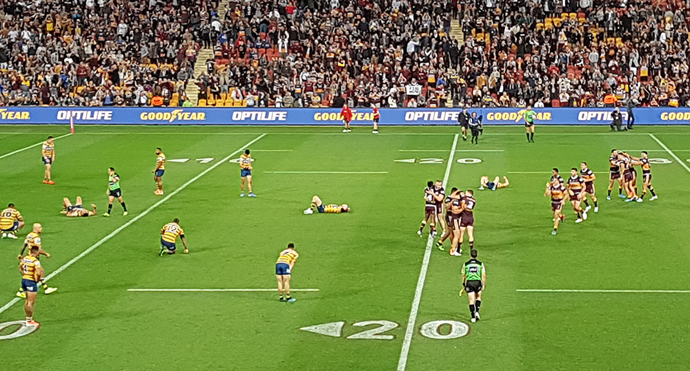 A Trip to the Footy to Watch the Brisbane Broncos take on the Parramatta Eels. Image Credit: Brian MacNamara.