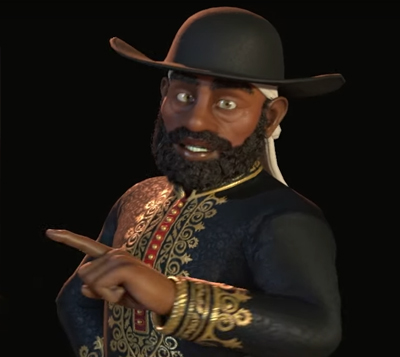 Menelik II of Ethiopia. Image Credit: Firaxis Games.