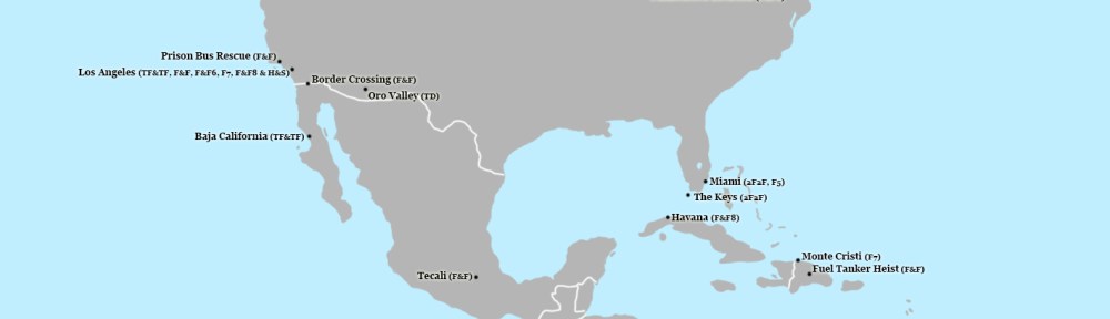 Fast and Furious Americas Map. Image Credit: Brian MacNamara.