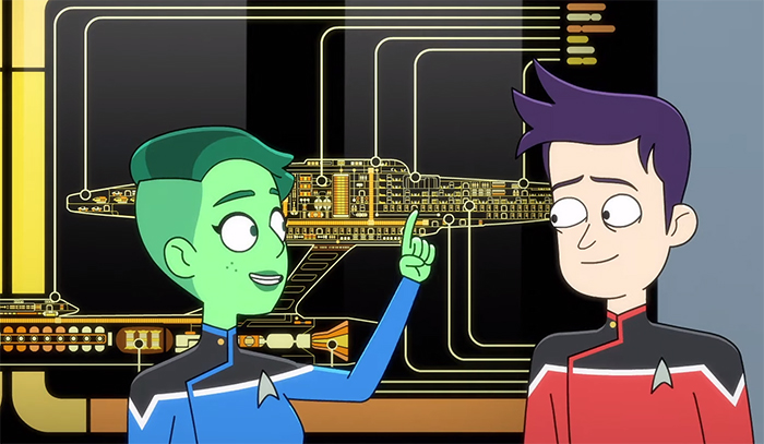 Star Trek: Lower Decks: Second Contact. Image Credit: CBS Studios.