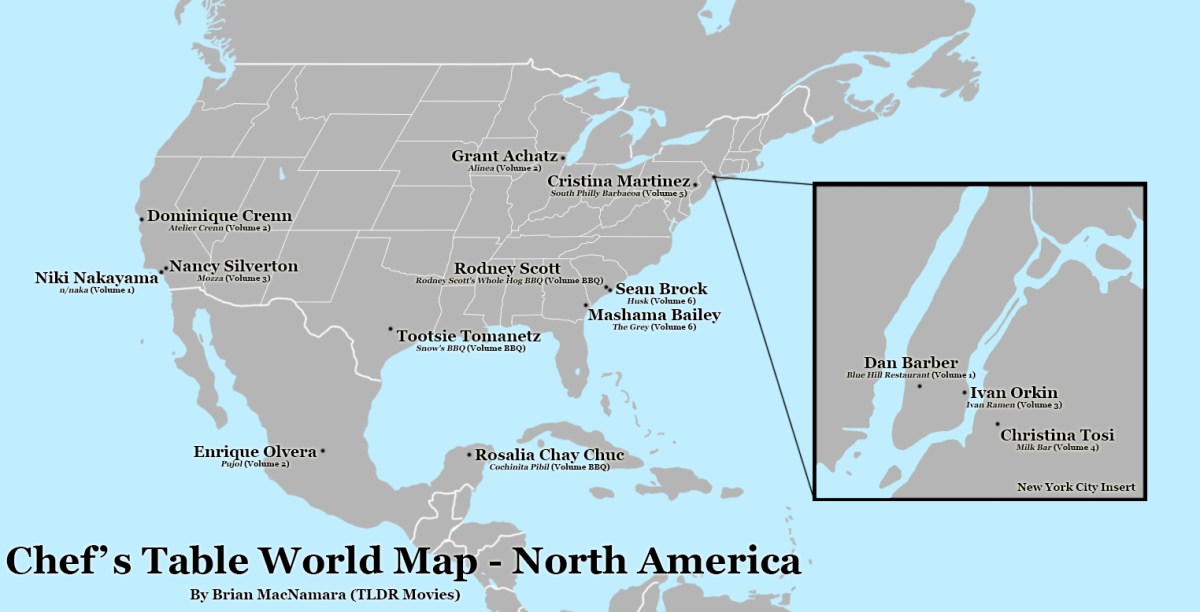 Map-It: Chef’s Table 2020 | TL;DR Movie Reviews and Analysis