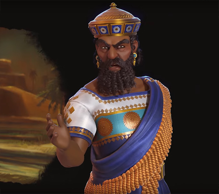 Hammurabi of Babylon. Image Credit: Firaxis Games.