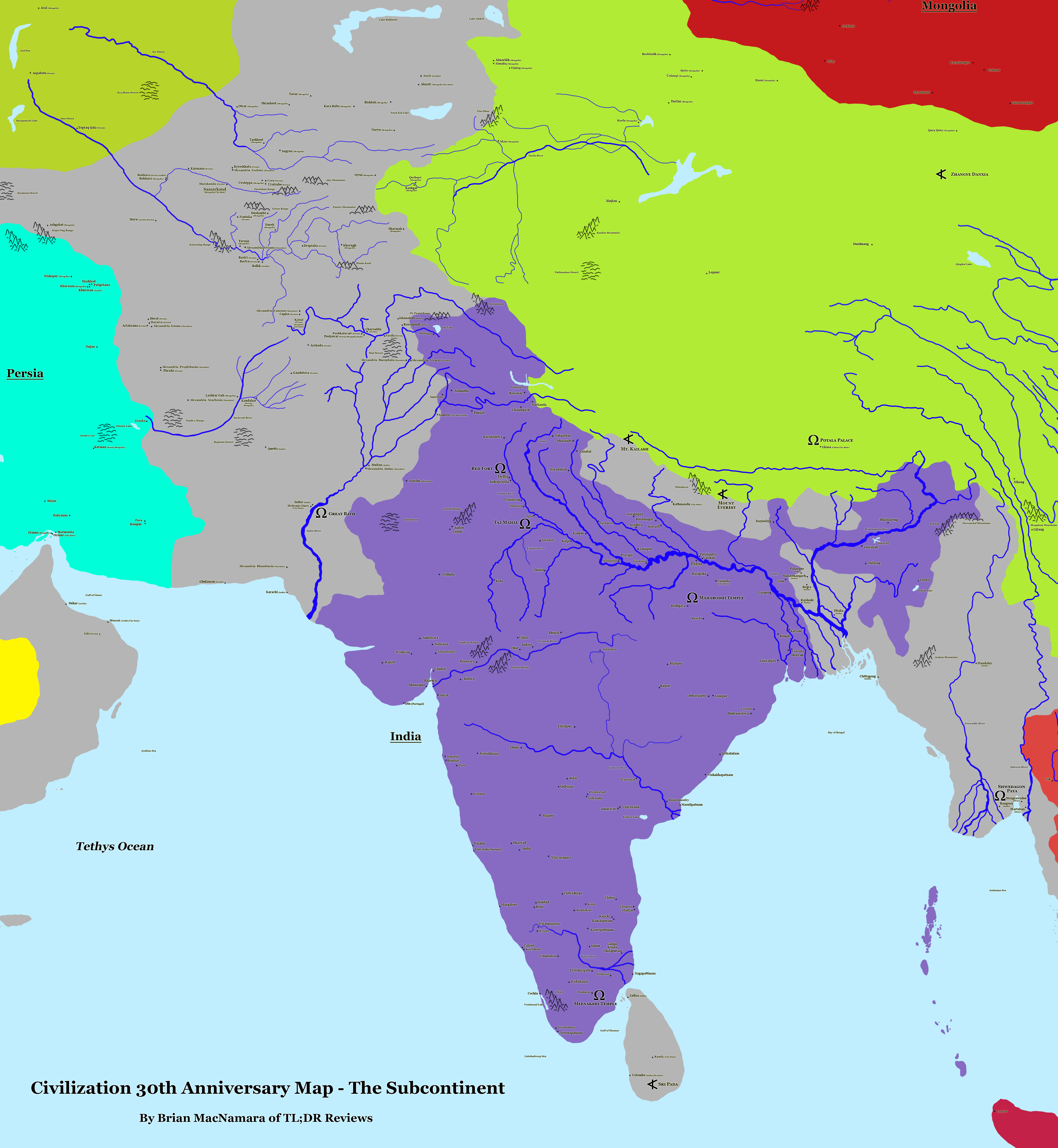 Russia Civilization Map. Image Credit: Brian MacNamara.