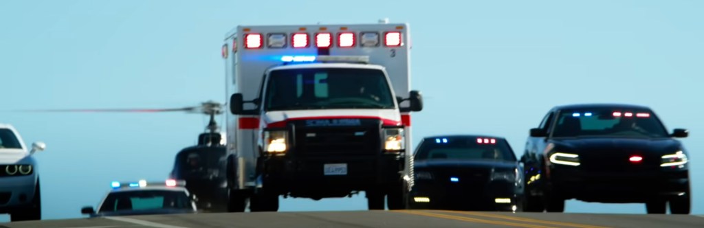 Ambulance. Image Credit: Universal Pictures.